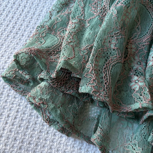 Free People Mint Green Backless Lace Dress - Picture 8 of 9